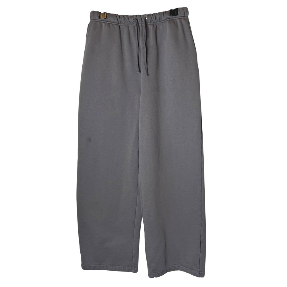 Elwood Core Straight Leg Sweatpants Women Medium Vintage Grey Organic Athleisure - Picture 2 of 10